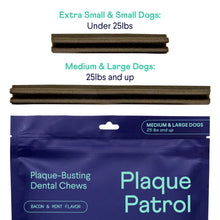 Load image into Gallery viewer, Plaque Patrol Dental Chews Large 2-Pack