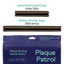 Load image into Gallery viewer, Plaque Patrol Dental Chews Small 2-Pack